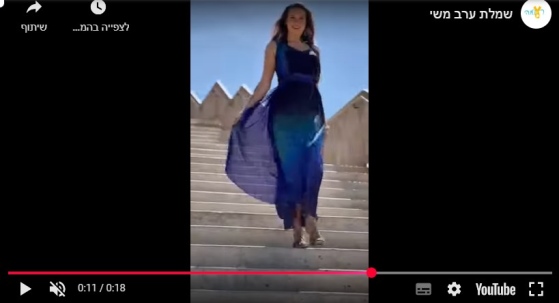 שמלת ערב לאירוע - דגם משי